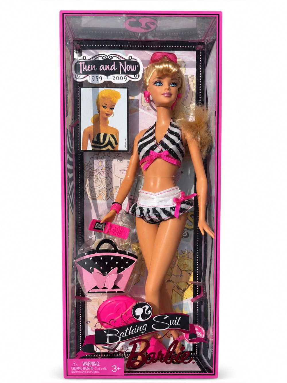 50th Anniversary Barbie- Then and Now Bathing Suit